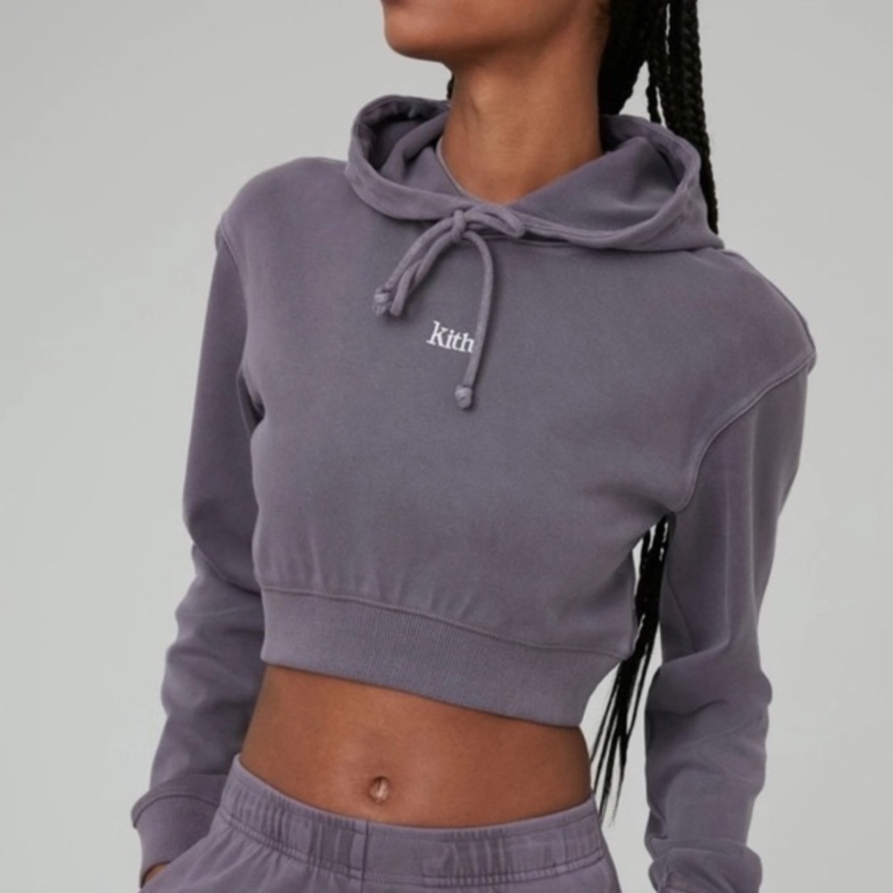Kith Lavender Cropped Sweatshirt